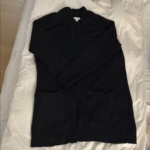 Cozy Black Cardigan Sweater